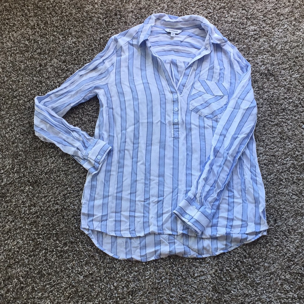 Express striped blouse